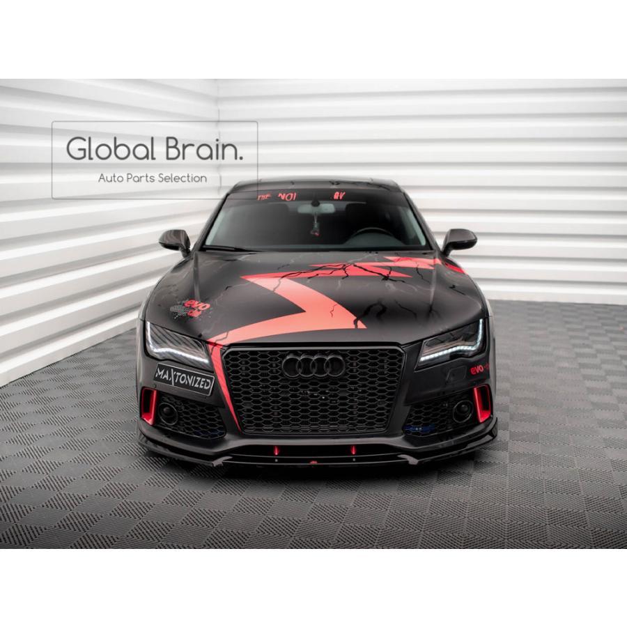 アウディ A7 4G RS7 ルック フロント リップ スポイラー | Audi | 01