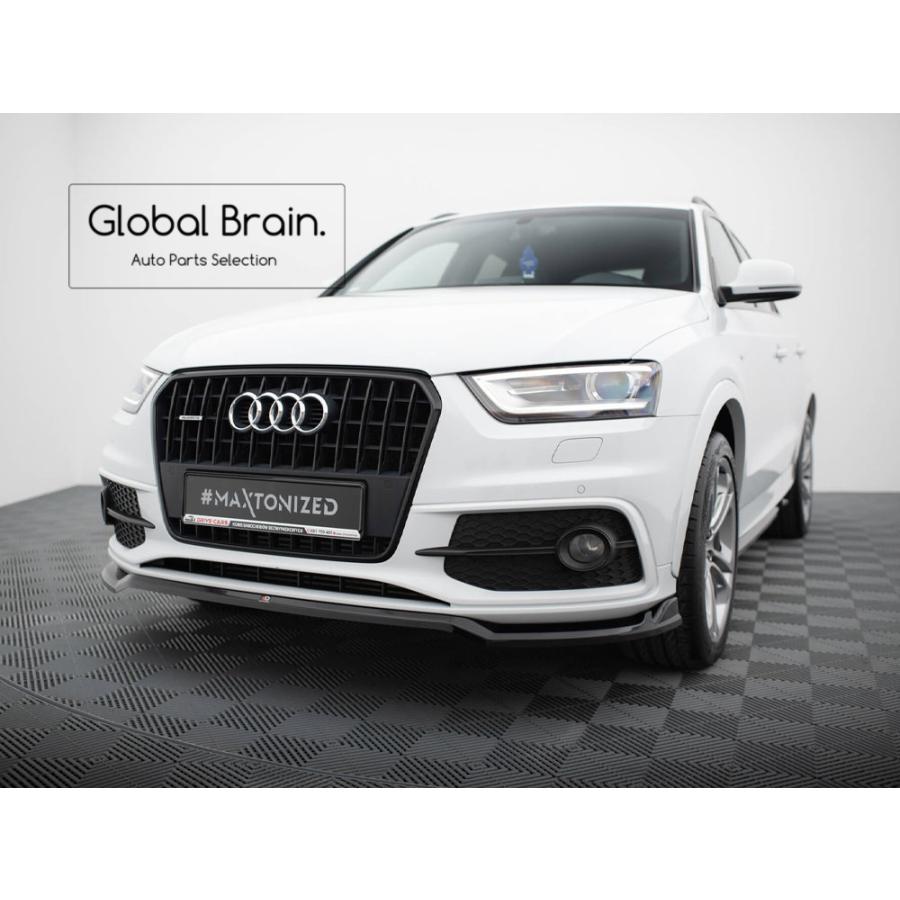 Audi（アウディ） Q3 8U Sライン 前期 フロント リップ スポイラー V2