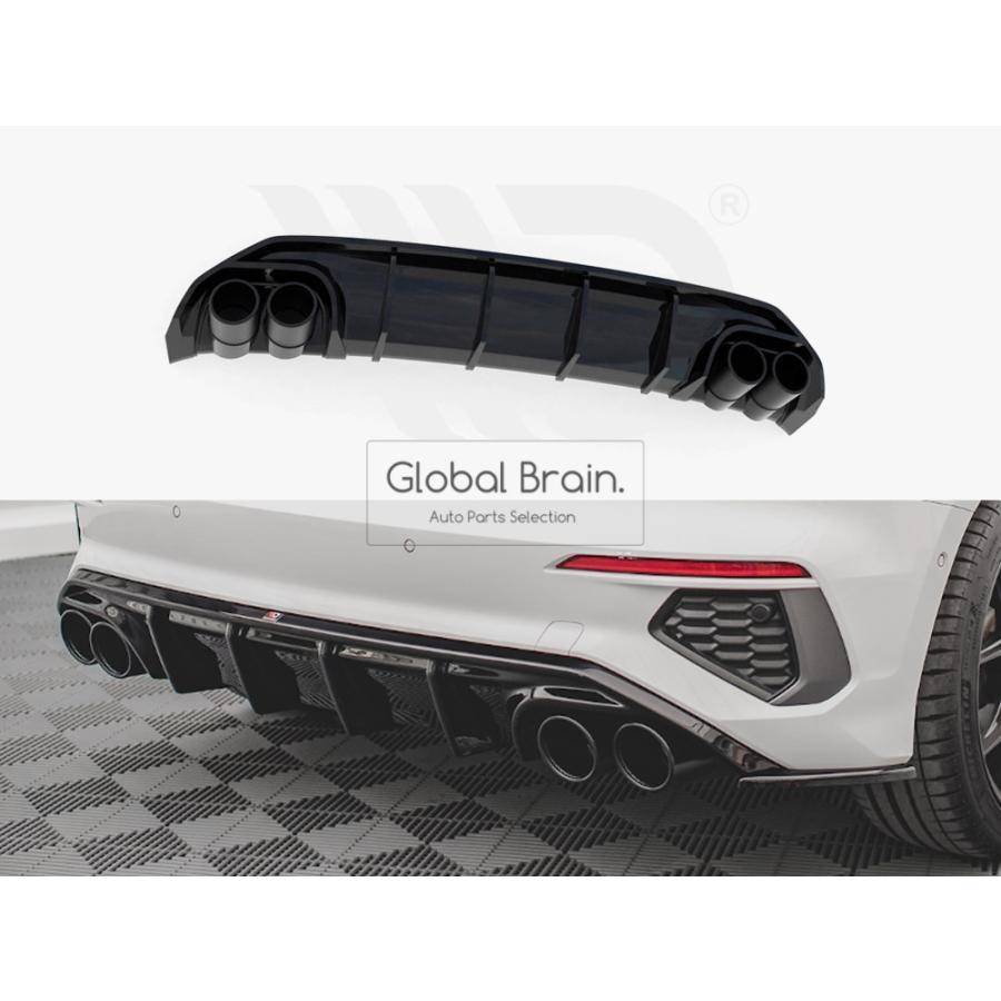 Audi（アウディ） A3 8Y Sライン スポーツバック リア ディフューザー+