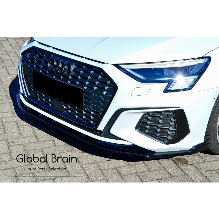 Audi（アウディ） A3 8Y Sライン/ S3 フロント リップ スポイラー+