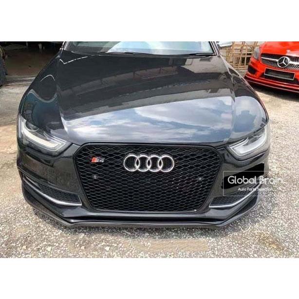 バーゲンセール Audi A4 B8 センターリップスポイラー カーボン製 取付