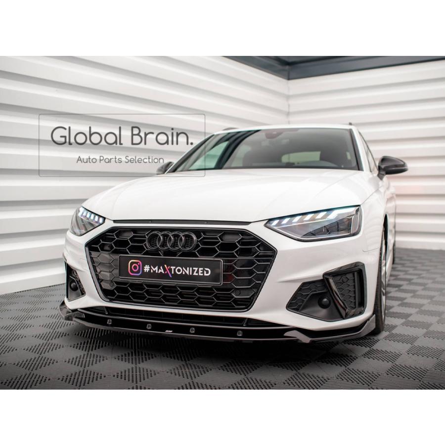 みみさん専用 Audi a4 maxstondesign フロントリップv4 Audi（アウディ） A4 B9 後期 Sライン フロント リップ スポイラー V1