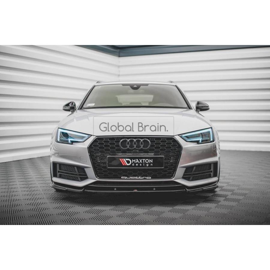 Audi アウディ A4 B9 Sライン / S4 フロント リップ スポイラー Audi アウディ A4 B9 Sライン / S4 フロント リップ スポイラー