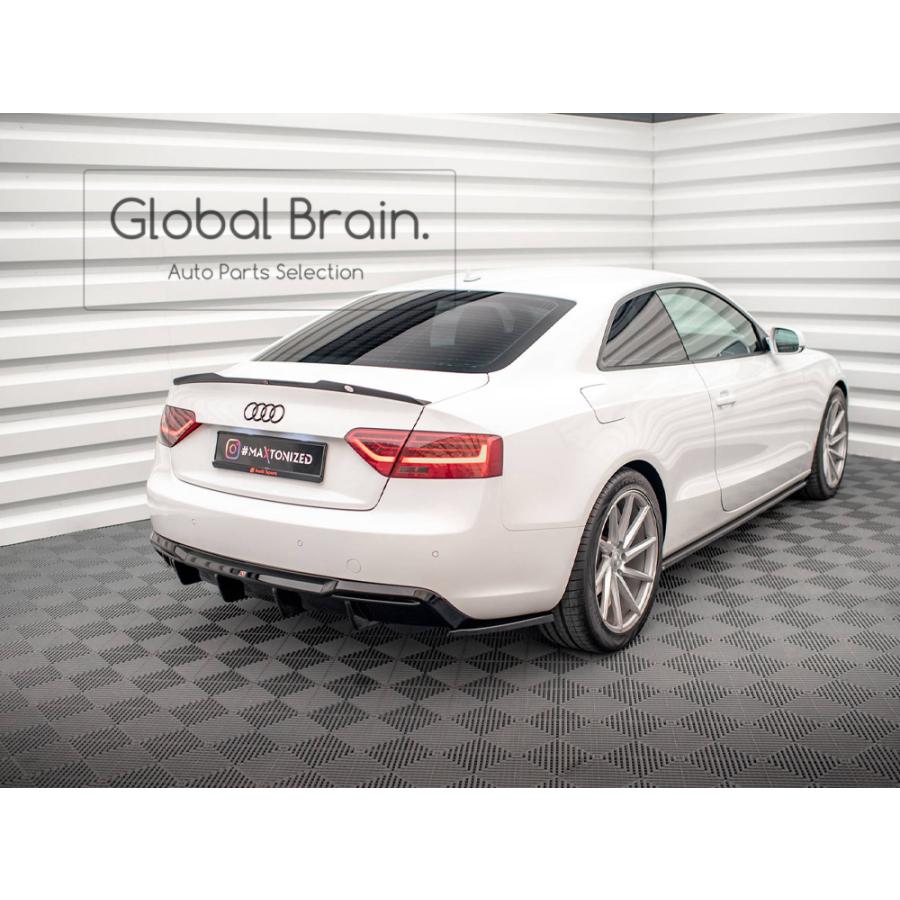 アウディ A5 8T クーペ 後期 リア サイド スプリッター : audi-a5-8t 