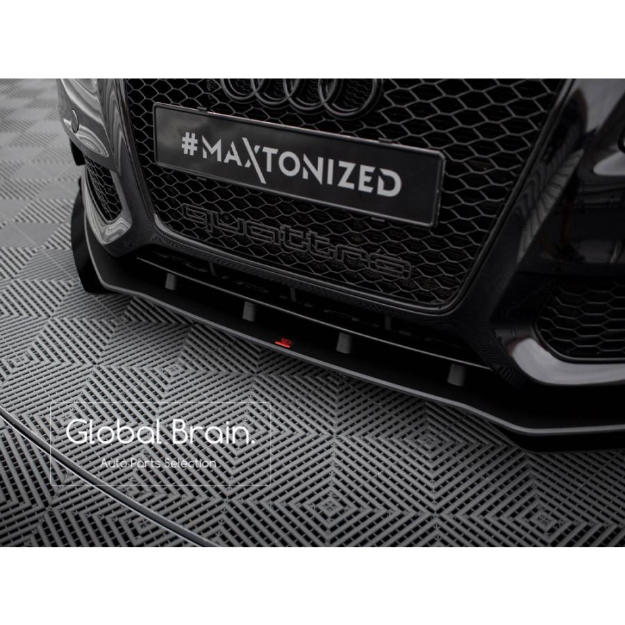 MAXTON DESIGN　アウディ S5 / A5 Sライン　リップスポイラー FRONT SPLITTER V.2 AUDI S5 / A5 S-LINE F5 FACELIFT – Maxton