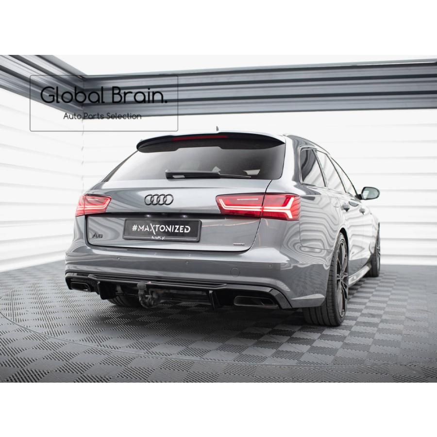 アウディA6　後期カーボンディフューザー Audi（アウディ） A6 4G C7 Sライン 後期 セダン アバント リア