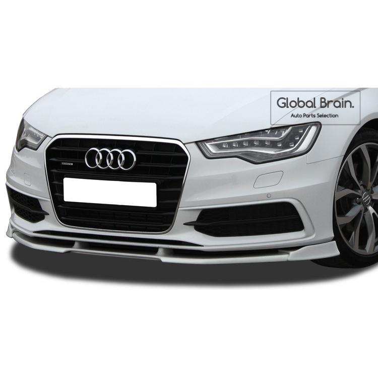 Audi 2012- アウディ A6 4G Sライン/S6 フロント リップ スポイラー  