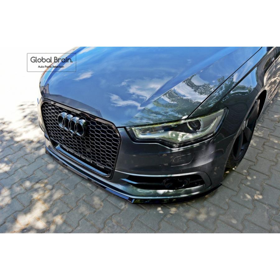 Audi（アウディ） A6 C7 4G Sライン S6 フロント リップ スポイラー V2