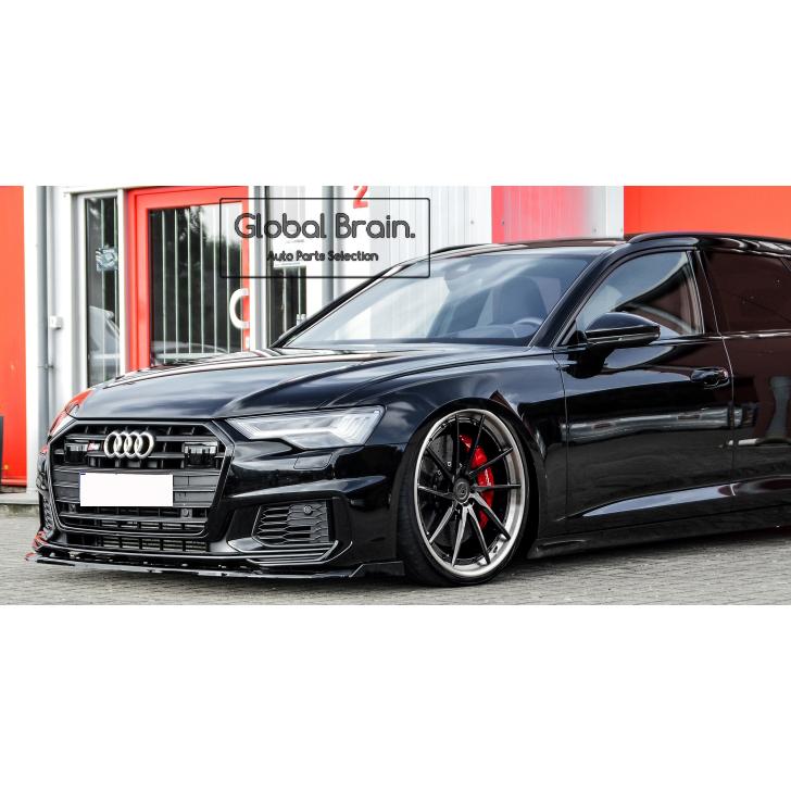 Audi アウディ A6 C8 F2 Sライン フロント リップ スポイラー +  