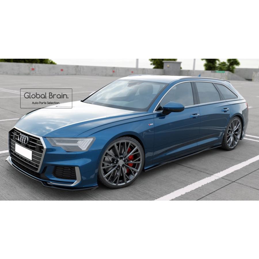 アウディ A6 C8 Sライン /S6 フロント スプリッター スポイラー Ver.1の画像