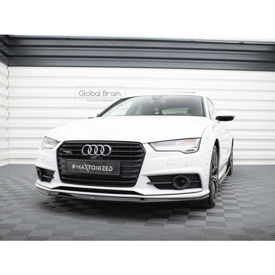 Audi アウディ A7 Sライン S7 4G 後期 フロント リップ