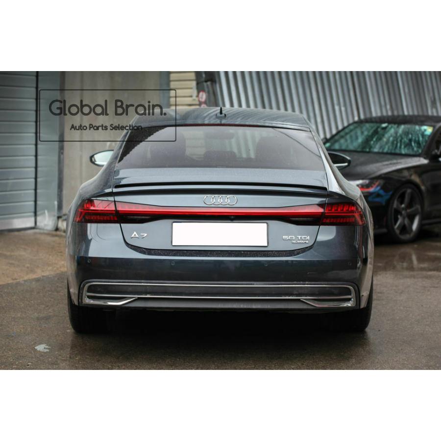 アウディ A7 Sライン S7 F2 C8 リア トランク スポイラー 純正色塗装可