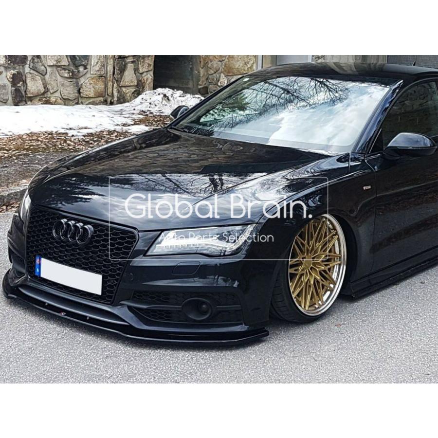 Audi アウディ A7 Sライン 前期 フロント リップ スポイラー V2