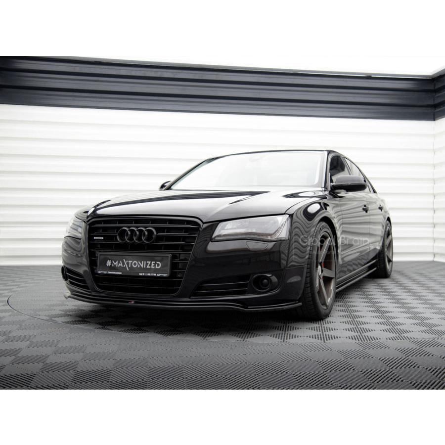 Audi（アウディ） 2009-2013 A8 D4 フロント スプリッター スポイラー