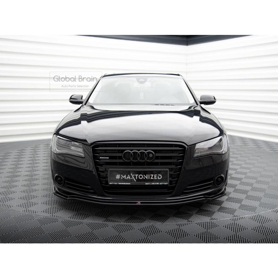 Audi（アウディ） 2009-2013 A8 D4 フロント スプリッター スポイラー