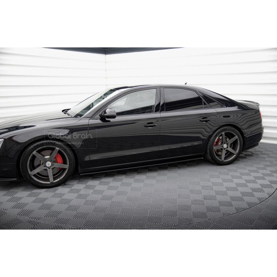 Audi（アウディ） 2009-2013 A8 D4 サイド スカート スポイラー