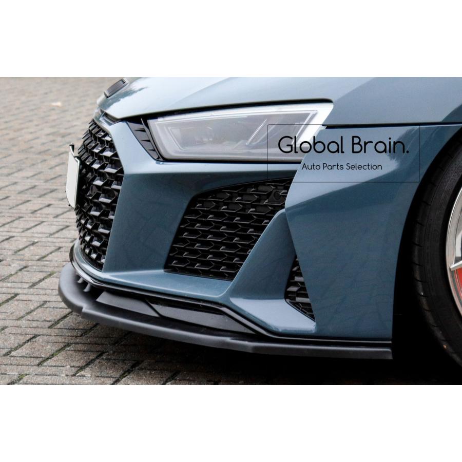 アウディ R8 4S型 カーボン フロントリップ カーボンファイバー Audi（アウディ） R8 4S 後期 フロント リップ スポイラー : Global