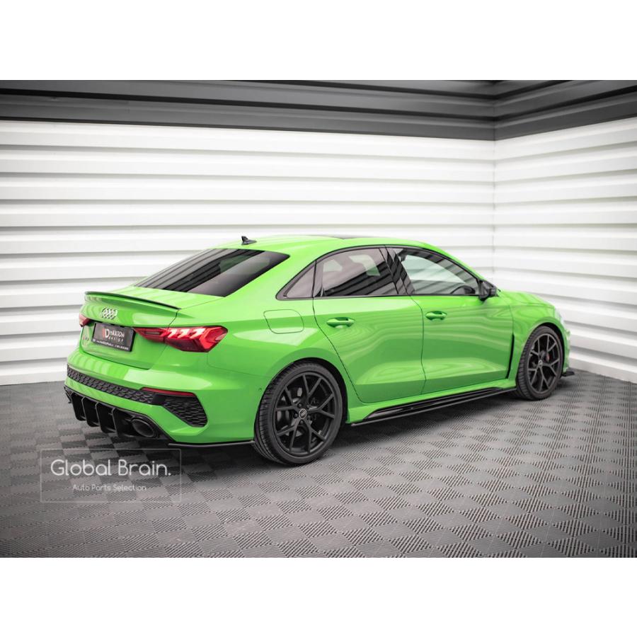 Audi（アウディ） RS3 8Y セダン サイド スカート カバー スポイラー 