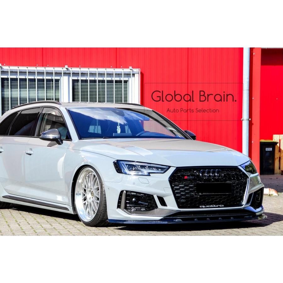 Audi アウディ RS4 B9 フロント リップ スポイラー : Global