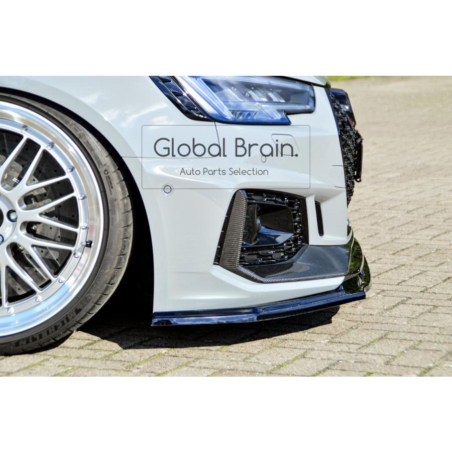 Audi アウディ RS4 B9 フロント リップ スポイラー : Global
