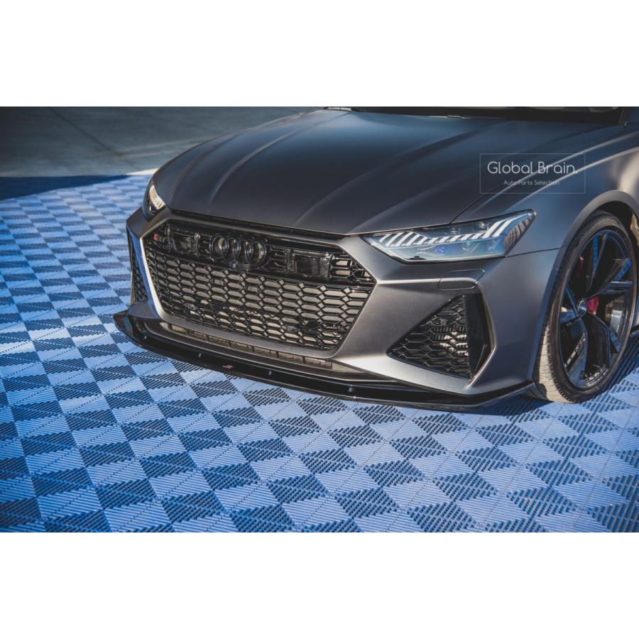 Audi アウディ RS6 C8 /RS7 フロント リップ スポイラー V2