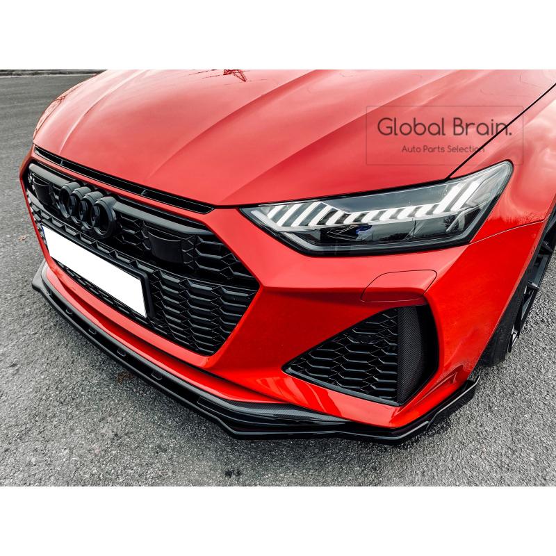 Audi アウディ RS7 C8 フロント リップ スポイラー : Global Audi アウディ RS7 C8 フロント リップ スポイラー : Global