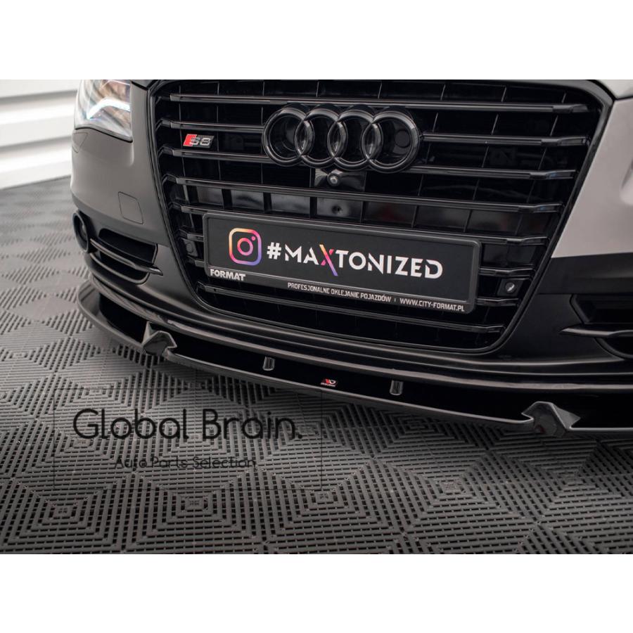Audi（アウディ） S8 D4 前期 フロント リップ スポイラーV2 : Global