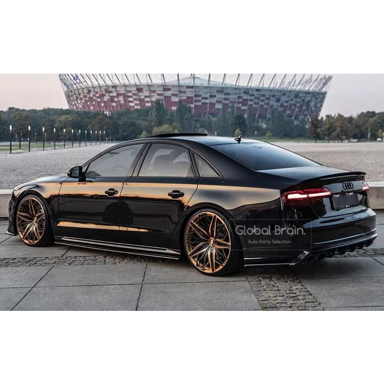 Audi アウディ S8 プラス D4 サイド スカート カバー スポイラー
