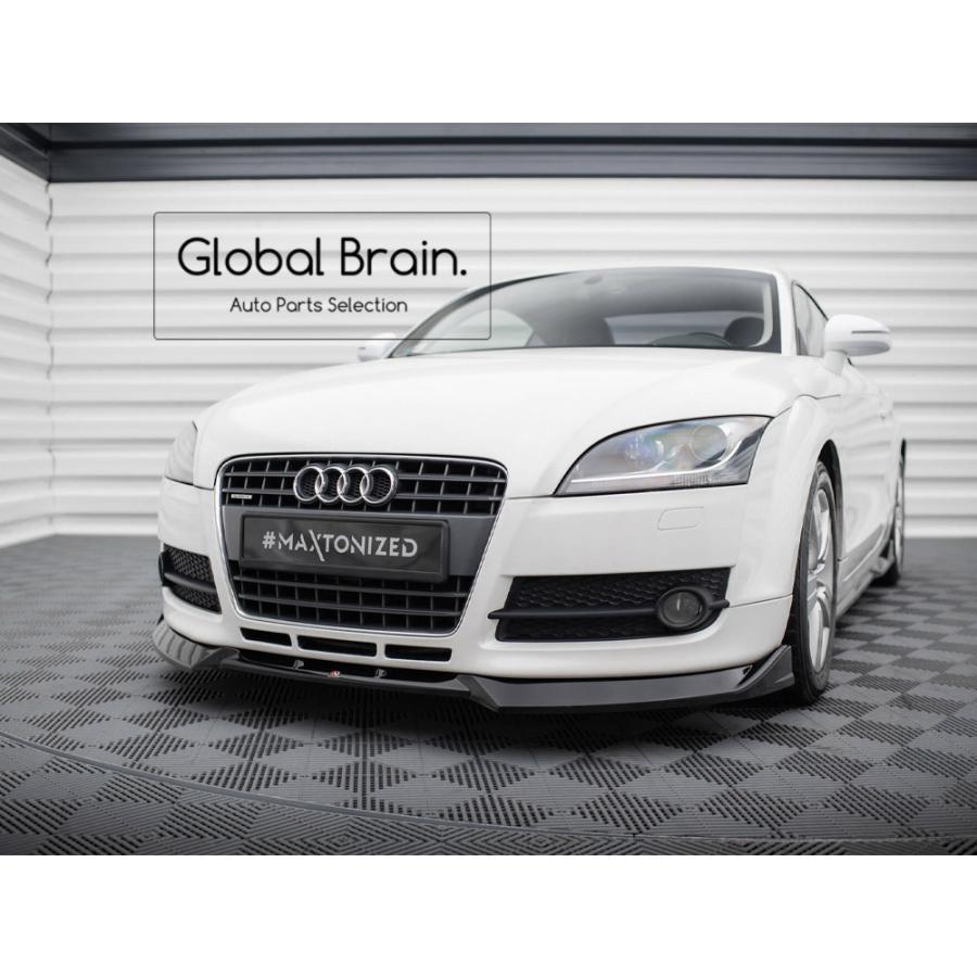 Audi アウディ TT 8J 前期 フロント リップ スポイラー V3 : Global 
