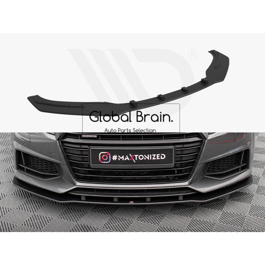 【新品】Audi アウディTT フロントリップスポイラー 外装 エアログリル黒 新品】Audi アウディTT フロントリップスポイラー 外装 エアロ
