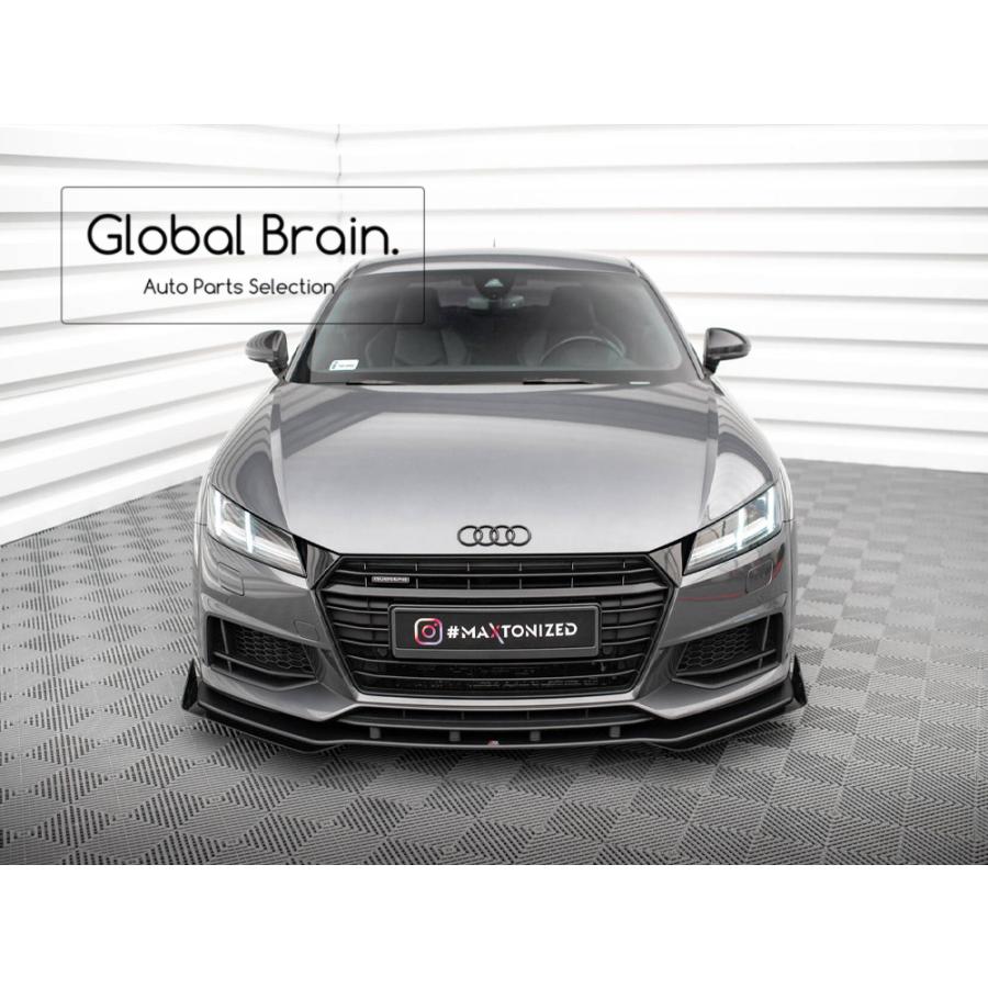 Audi アウディ TT 8S Sライン 前期 フロント リップ スポイラー+ Audi アウディ TT 8S Sライン 前期 フロント リップ スポイラー+