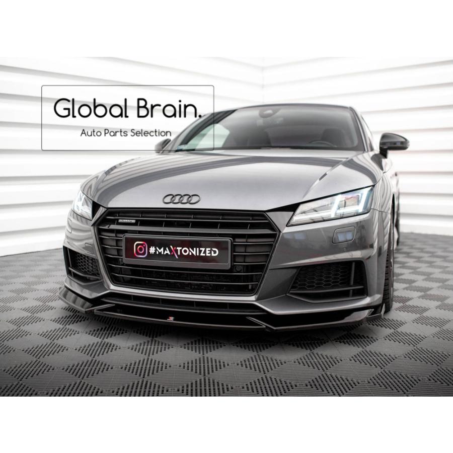 高級ブランド Audi アウディ TT 8S Sライン/ TTS 前期 フロント リップ パーツ