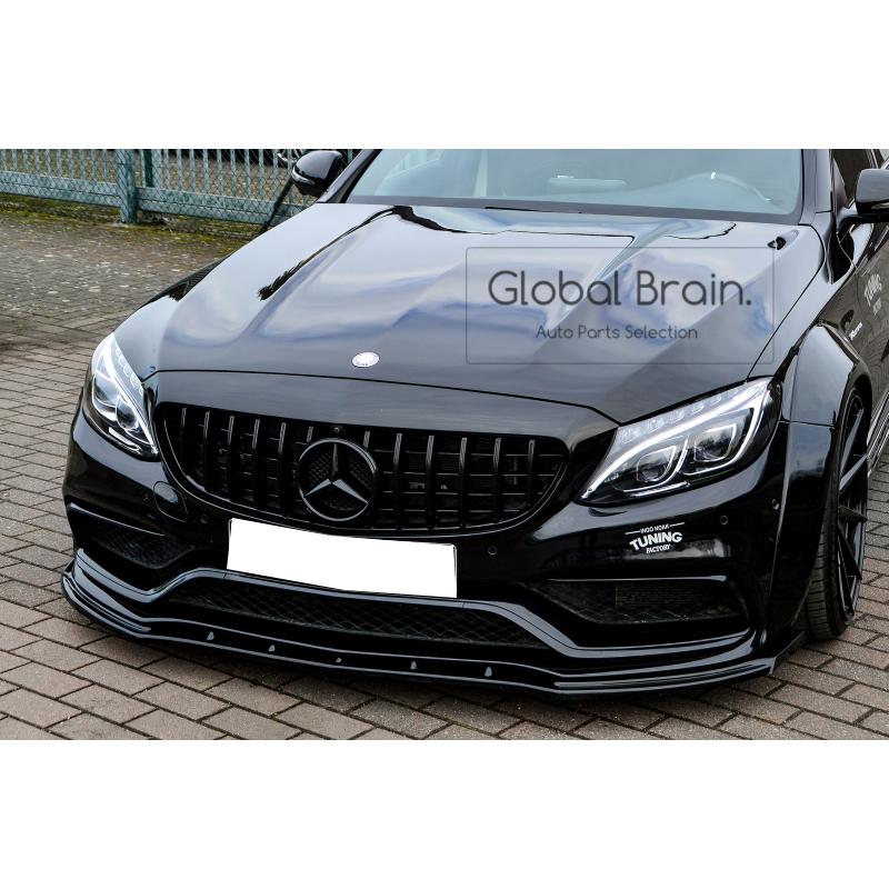 ベンツCクラス W205 2015-2018 AMG フロントスポイラー 黒 ベンツCクラス W205 2015-2018 AMG フロントスポイラー 黒