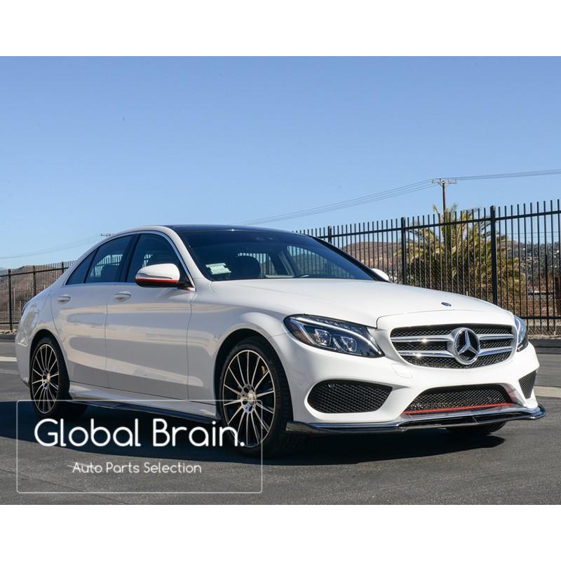 メルセデスベンツ Cクラス W205 スポーツ C43 セダン カーボン フロント リップ スポイラー｜globalbrain｜04