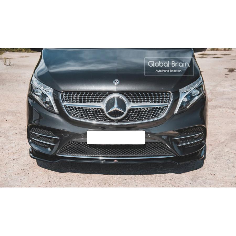 ベンツVクラスW447純正フロントバンパーメッキモールAMGライン calore_af061605825