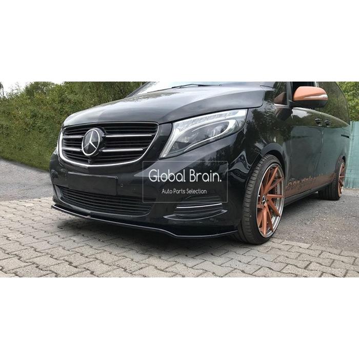 高質で安価 メルセデスベンツ Vクラス W447 フロント リップスポイラー Ver 3 日本製 Greasemanagement Org