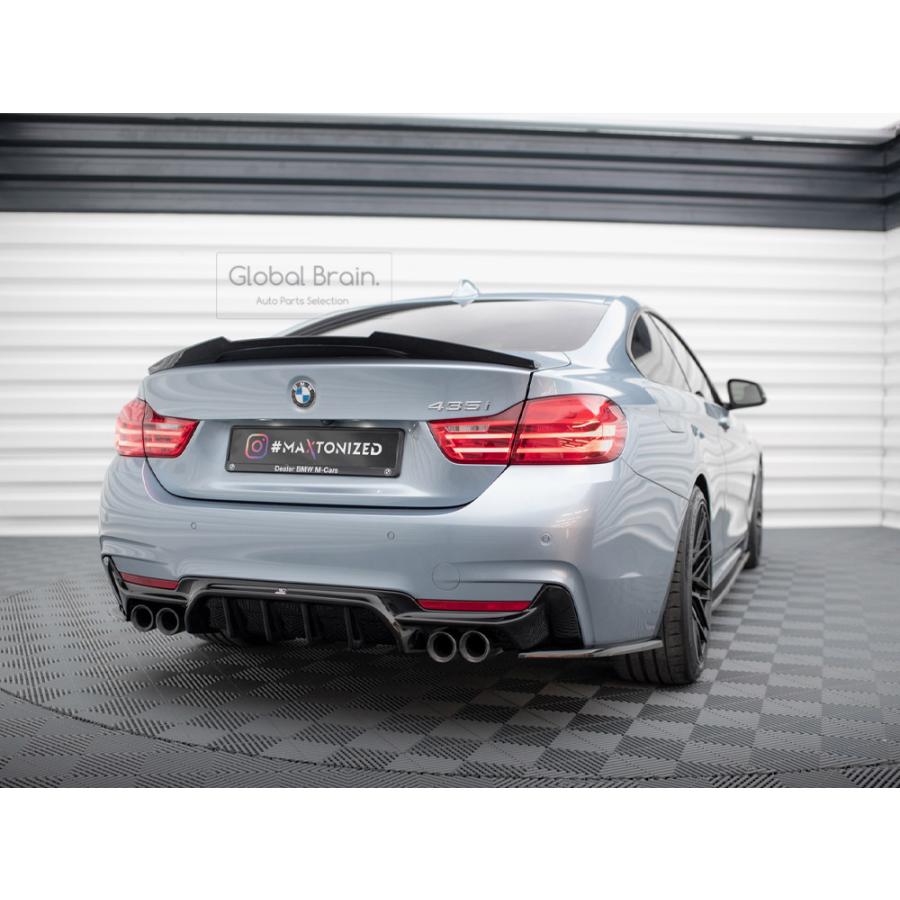 BMW BMW 4シリーズ F32 F36 435i Mスポーツ リア ディフューザー 4本出
