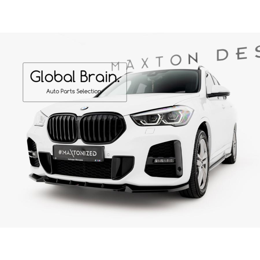  X1 F48 後期 Mスポ グリル BMW BMW X1 F48 後期 Mスポーツ フロント リップ スポイラー : Global