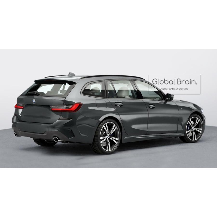 BMW 3シリーズ G21 ツーリング リア バンパー プロテクター ガード シルバー｜globalbrain
