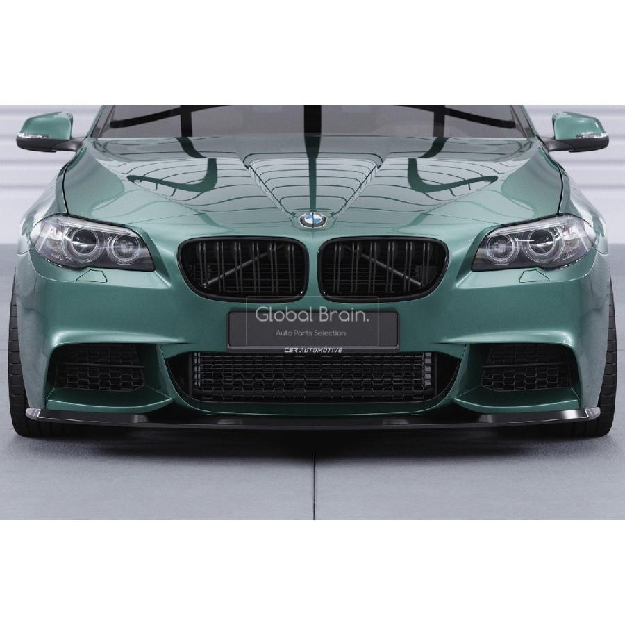 BMW F10 Mスポーツフロントリップスポイラーグロスブラック カスタムエアロ BMW F10 Mスポーツフロントリップスポイラーグロスブラック