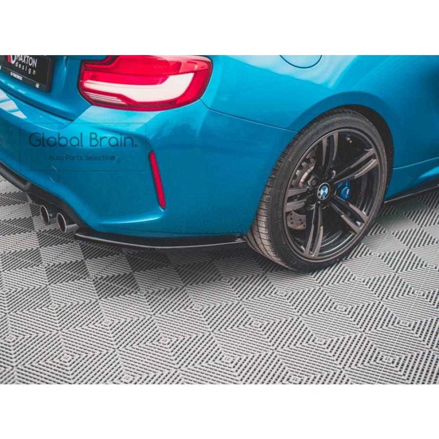 BMW BMW M2 F87 リア サイド スプリッター V2 : Global Brain - 通販