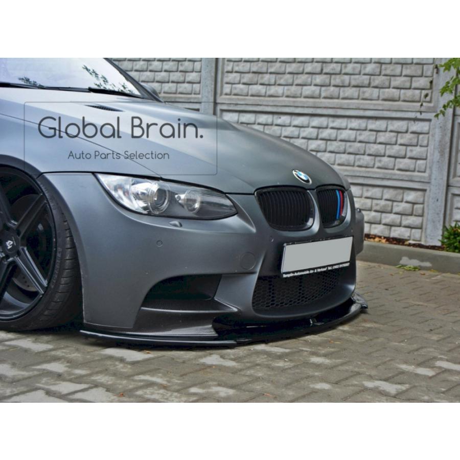 グロスブラック フロントリップスプリッタースポイラー GTSスタイル と互換性がある BMW M3 E92 E93 335i 200 016.JPG