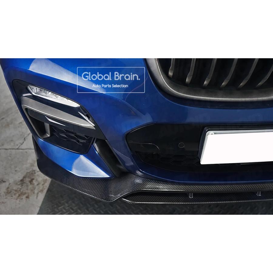 BMW X3 G01 X4 G02 Mスポーツ ブラック カーボン フロント リップ ...