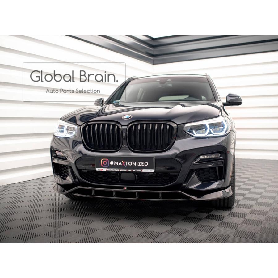 【ヤッさん 】BMW G01 maxton design フロントスポイラ Maxton Design Front Splitter V.1 BMW X3 G01 M-Package Pre