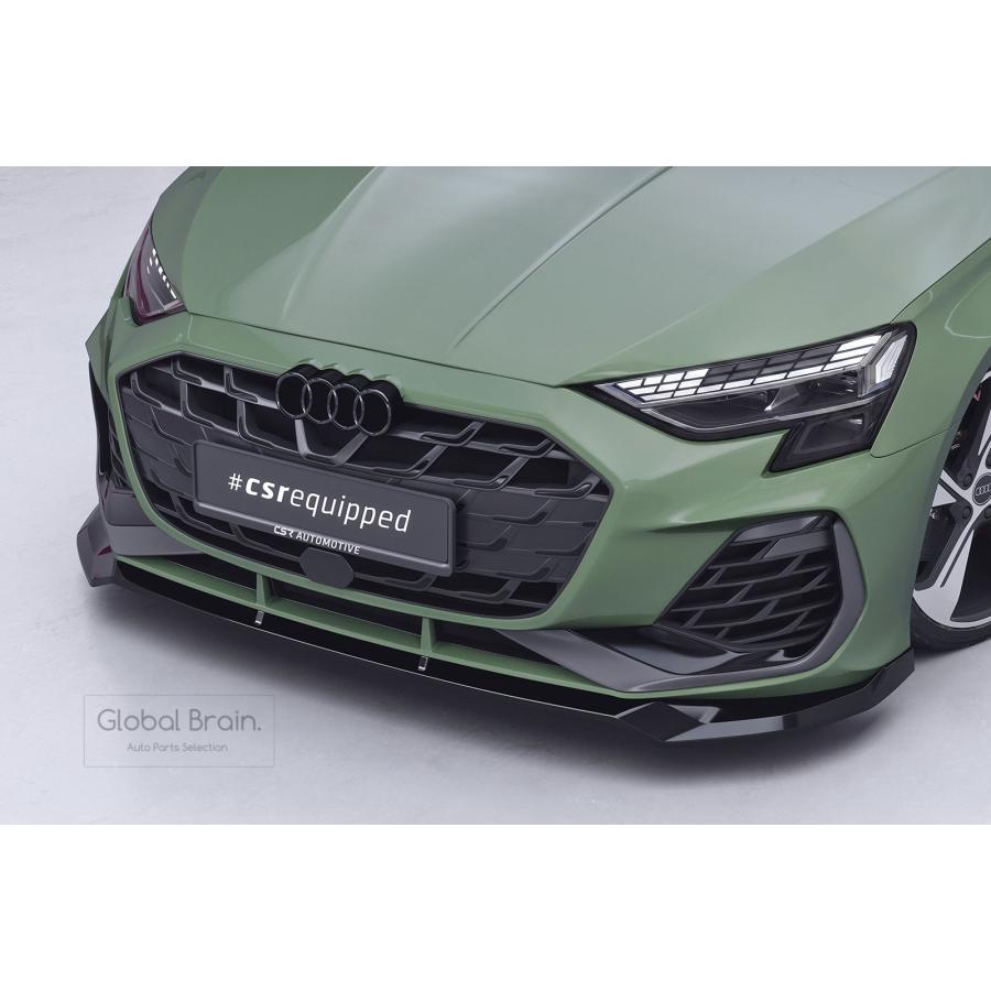 アウディ A3 8Y Sライン/ S3 スポーツバック フロント リップ スポイラーの画像