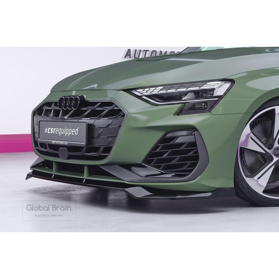 アウディ A3 8Y Sライン/ S3 スポーツバック フロント リップ スポイラーの画像