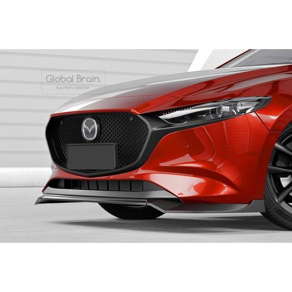 マツダ（Mazda） マツダ3 MAZDA3 ファストバック フロント リップ