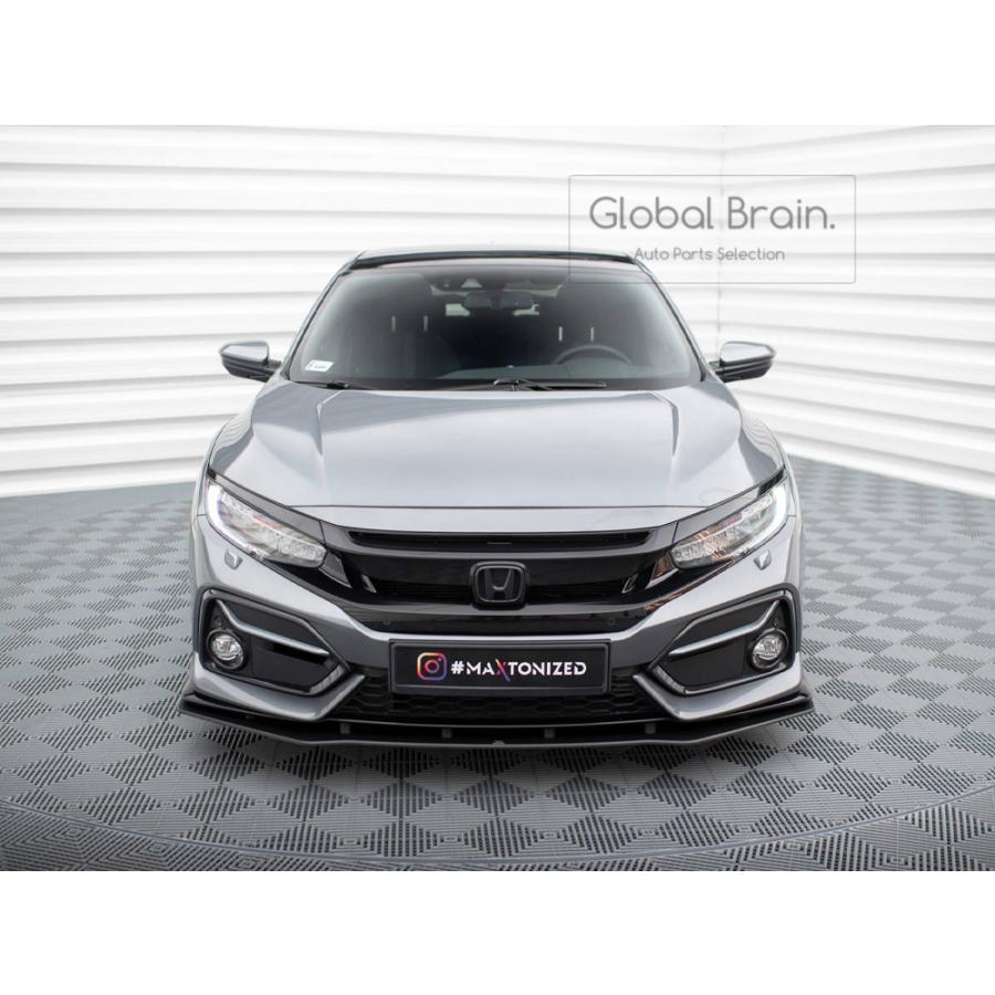 シビックFK7 フロントリップ　送料無料 ホンダ シビック FK7 フロントリップスポイラー シーケンシャル