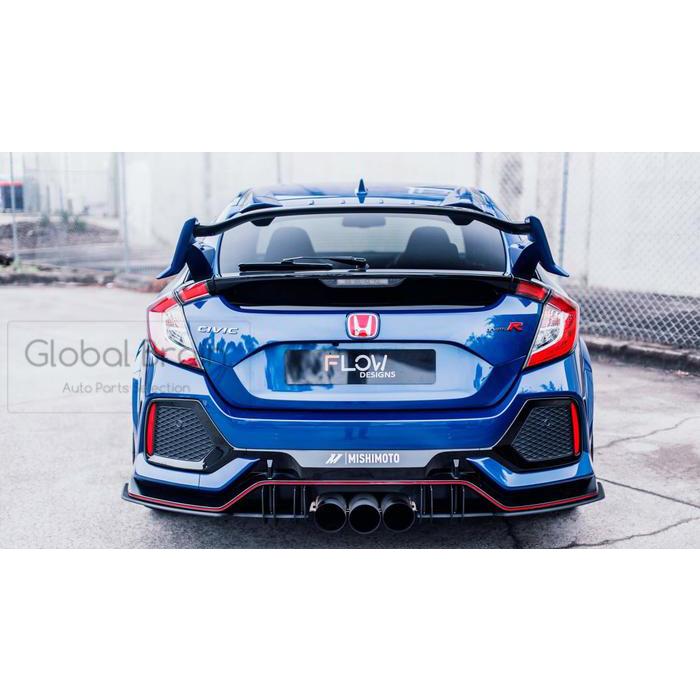 ホンダ シビック タイプR FK8 リア センター ディフューザー+ ホンダ シビック タイプR FK8 リア センター ディフューザー+