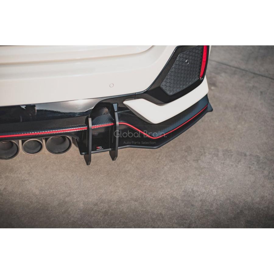 シビックタイプR　社外リアディフューザー ホンダ シビック タイプR FK8 リア ディフューザー : Global